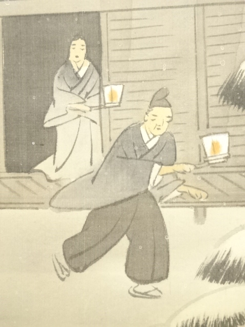 道具 ] - 道具 行雲筆 親鸞上人石枕図 肉筆絹本掛軸 | ネットショップ